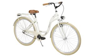 Dviratis Azimut City Lux 28 ratais vienos pavaros kreminis
