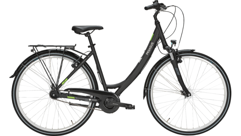 Dviratis 28" Pegasus Avanti 7g wave juodas