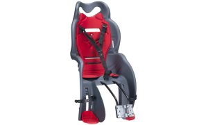 HTP Sanbas T vaikiška dviračio kėdutė, anthracite-red spalva