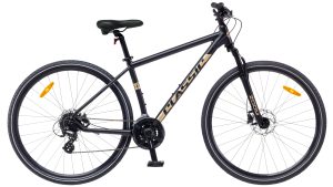 Dviratis CLASSIC STREET 24 MEN DISC 28 juodas