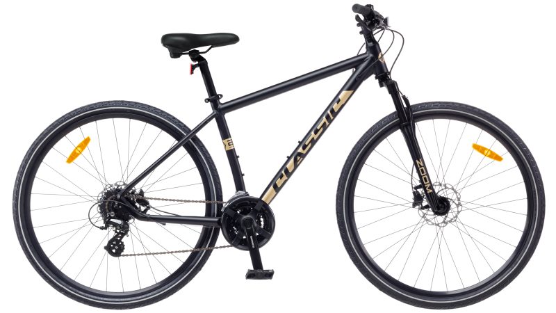 Dviratis CLASSIC STREET 24 MEN DISC 28 juodas