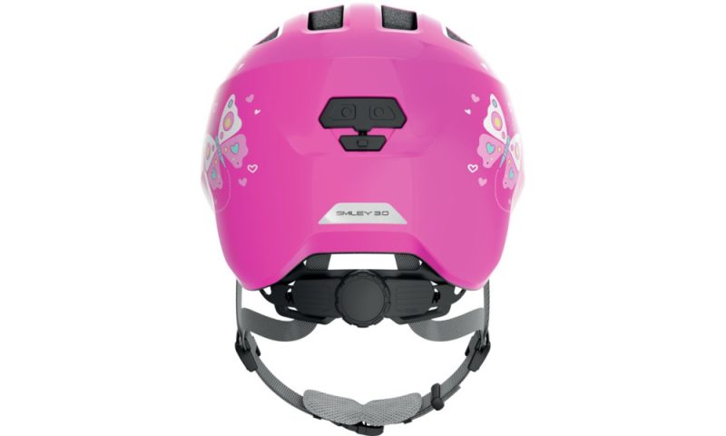 Šalmas Abus Smiley 3.0 pink butterfly galas