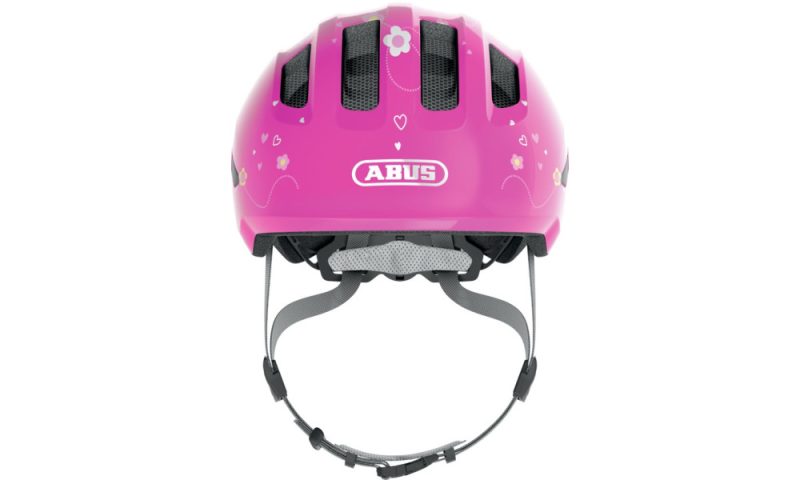 Šalmas Abus Smiley 3.0 pink butterfly priekis