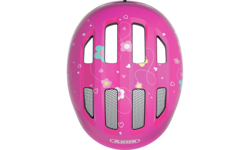 Šalmas Abus Smiley 3.0 pink butterfly viršus