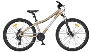 Dviratis Classic Pro 26 auksinis